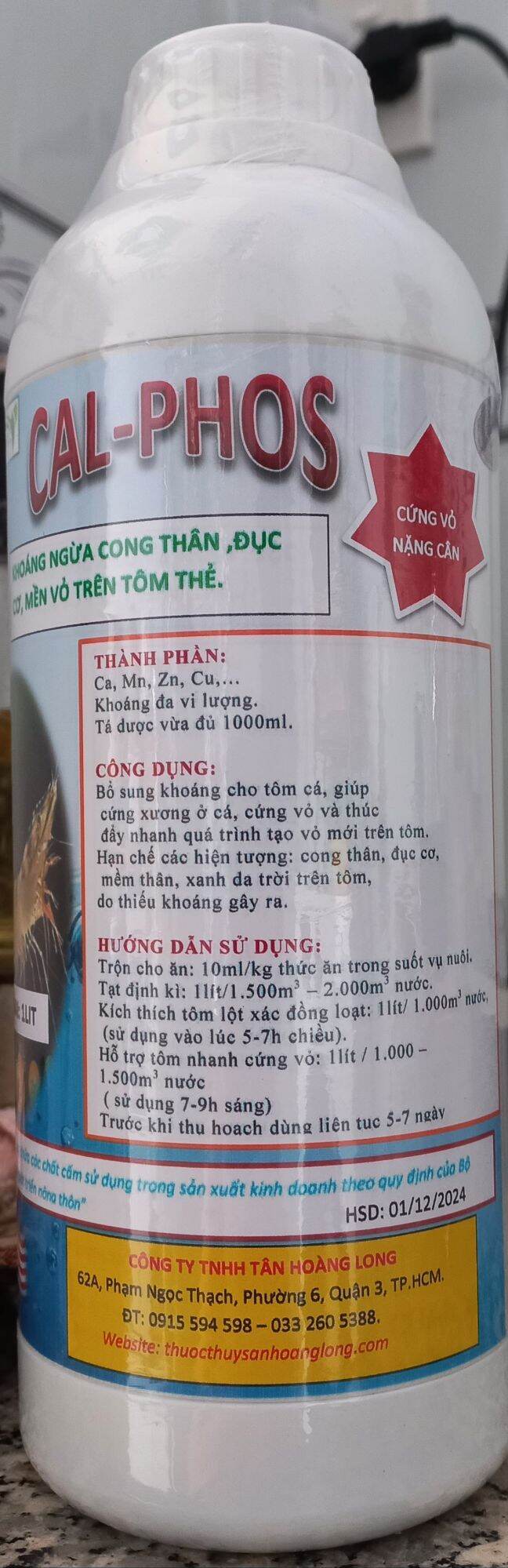 Cal phos (khoáng chất cho tôm)