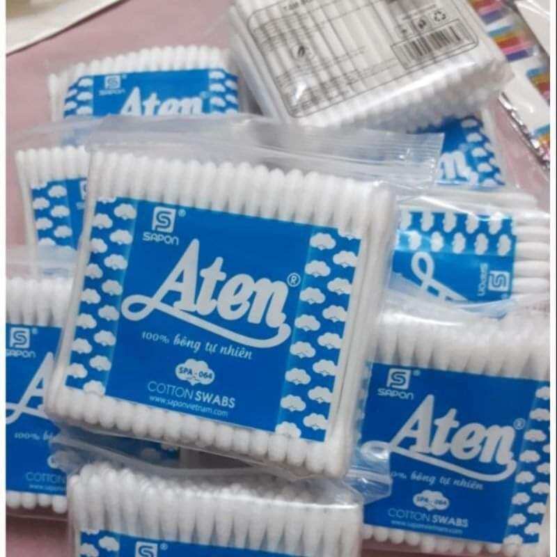 12 gói bông ráy tai aten