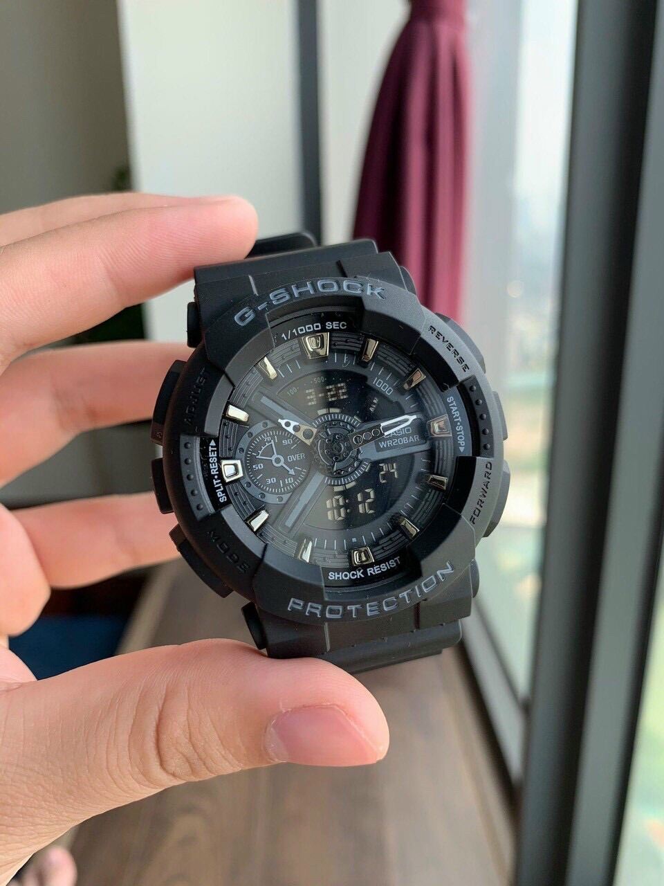 Đồng hồ thể thao nam G.shock,nữ Baby GA110 kim điện tử