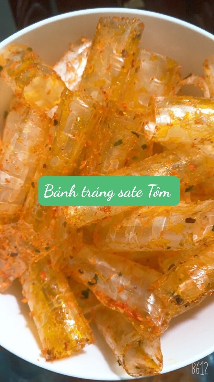 Bánh Tráng Sate Tôm ( bánh ống sate tôm-bịch 500gr - 1kg  khổng lồ)- Đặc sản bánh tráng Tây ninh chính gốc.