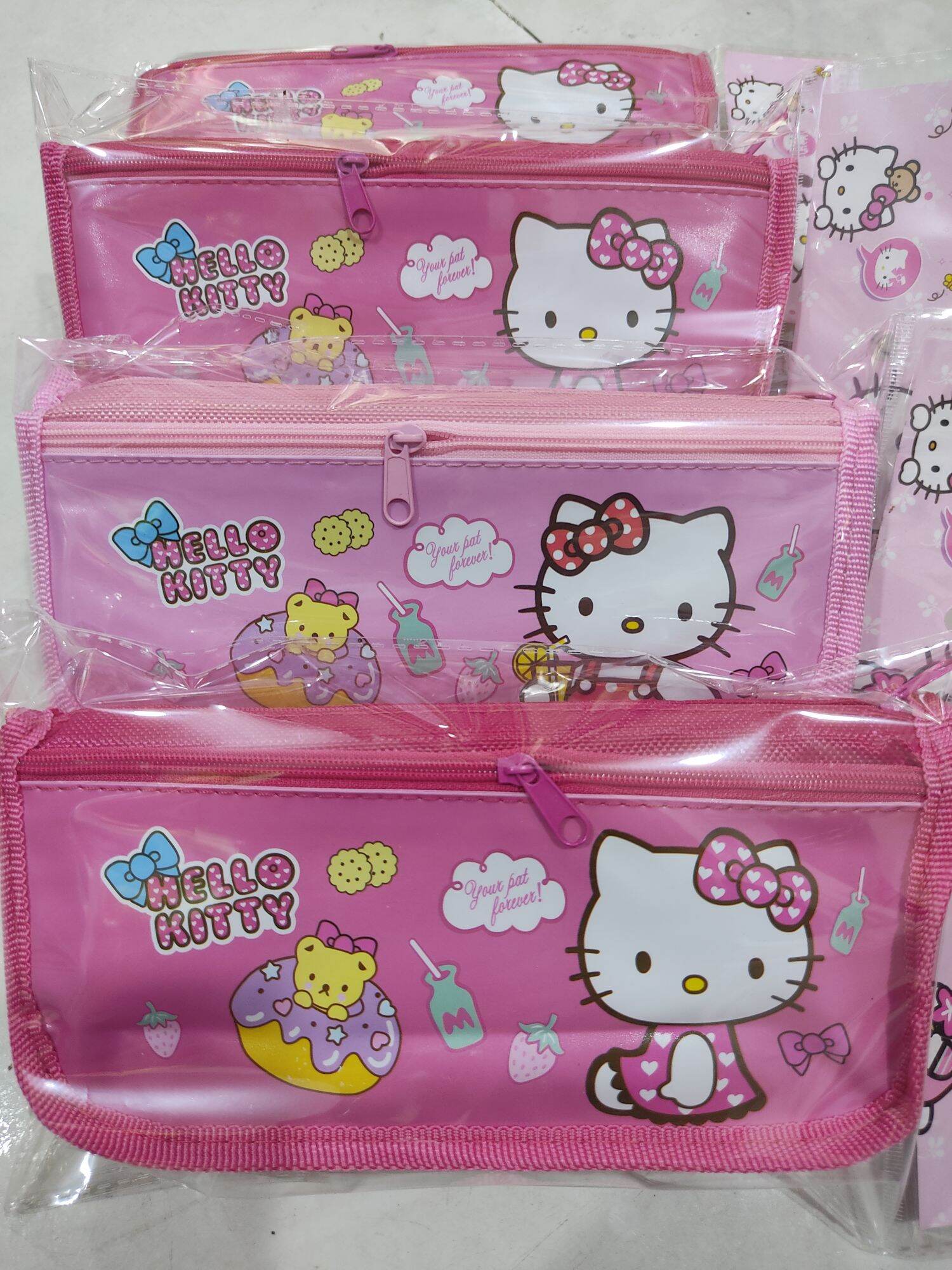 Hộp bút vải hình kitty