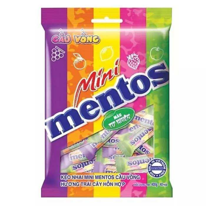 Gói Mentos Mini Cầu Vồng 5 viên x 24 thỏi