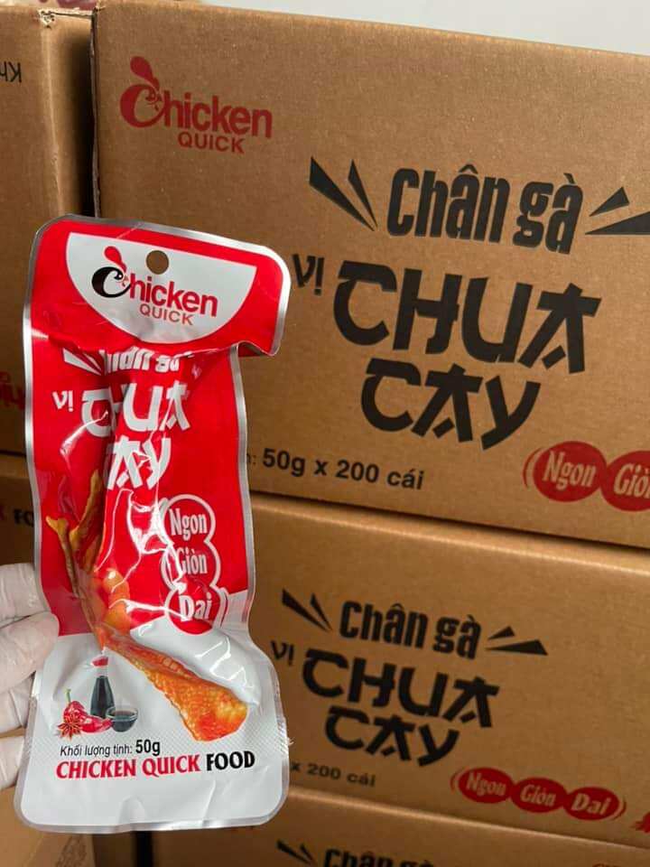 com bo 30 chân gà chua cay việt nam