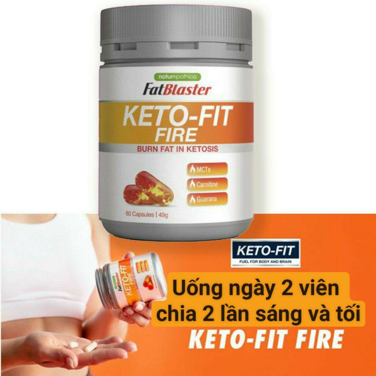 Keto Fit Hỗ trợ đốt mỡ giảm cân của Úc