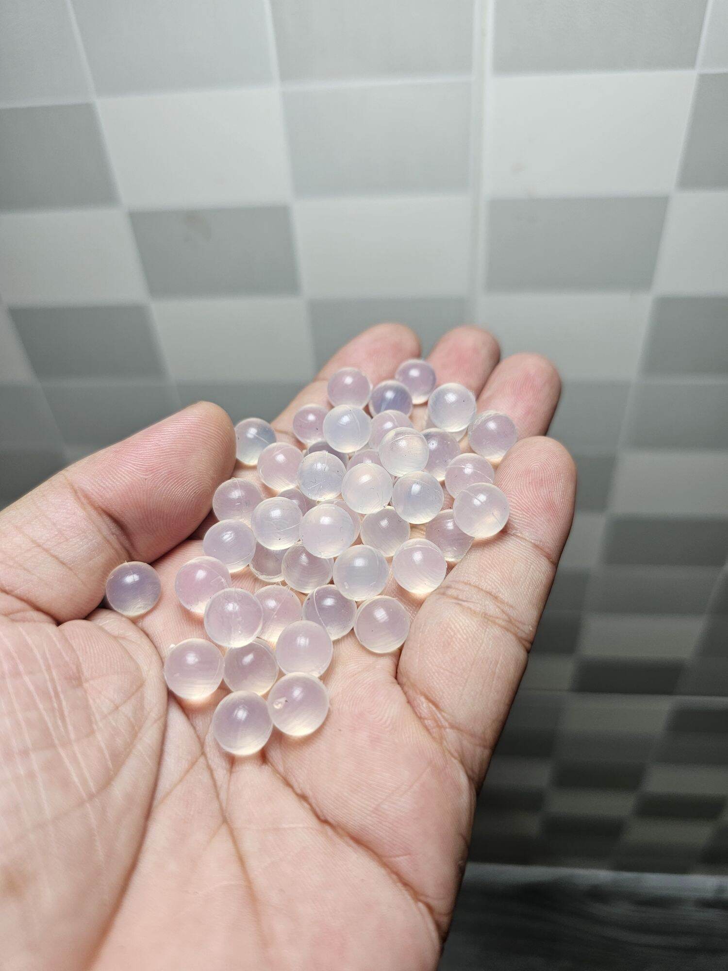Bi silicon trong Bạch kim trong suốt nhiều size