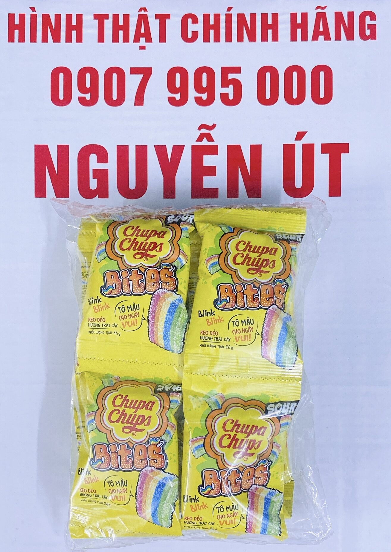Kẹo dẽo chupa chups lốc 16 gói