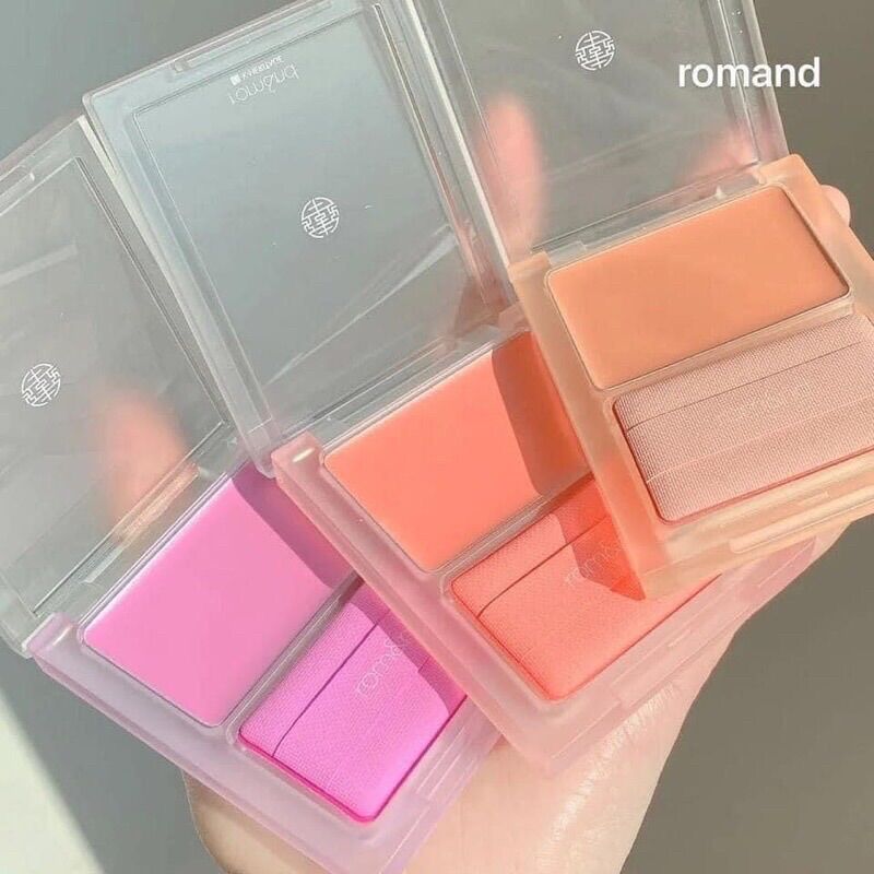 Má Hồng Dạng Kem Mềm Mịn Romand See-Through Melting Cheek - Hanbok Project 3.5g