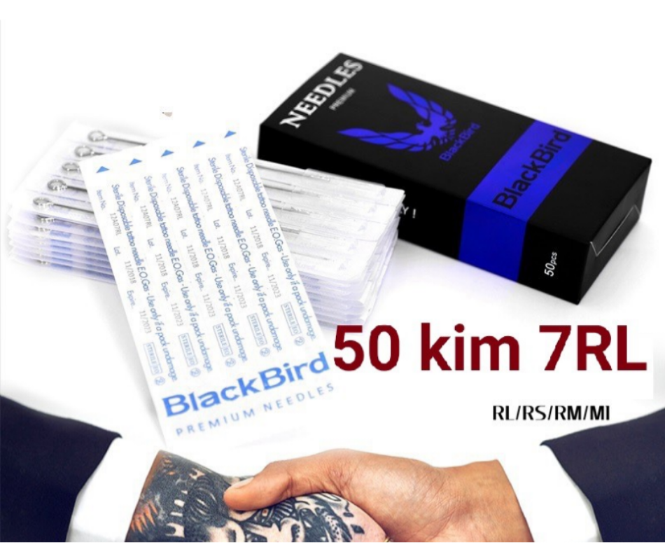 50 kim xăm 7rl chạy khung black brid