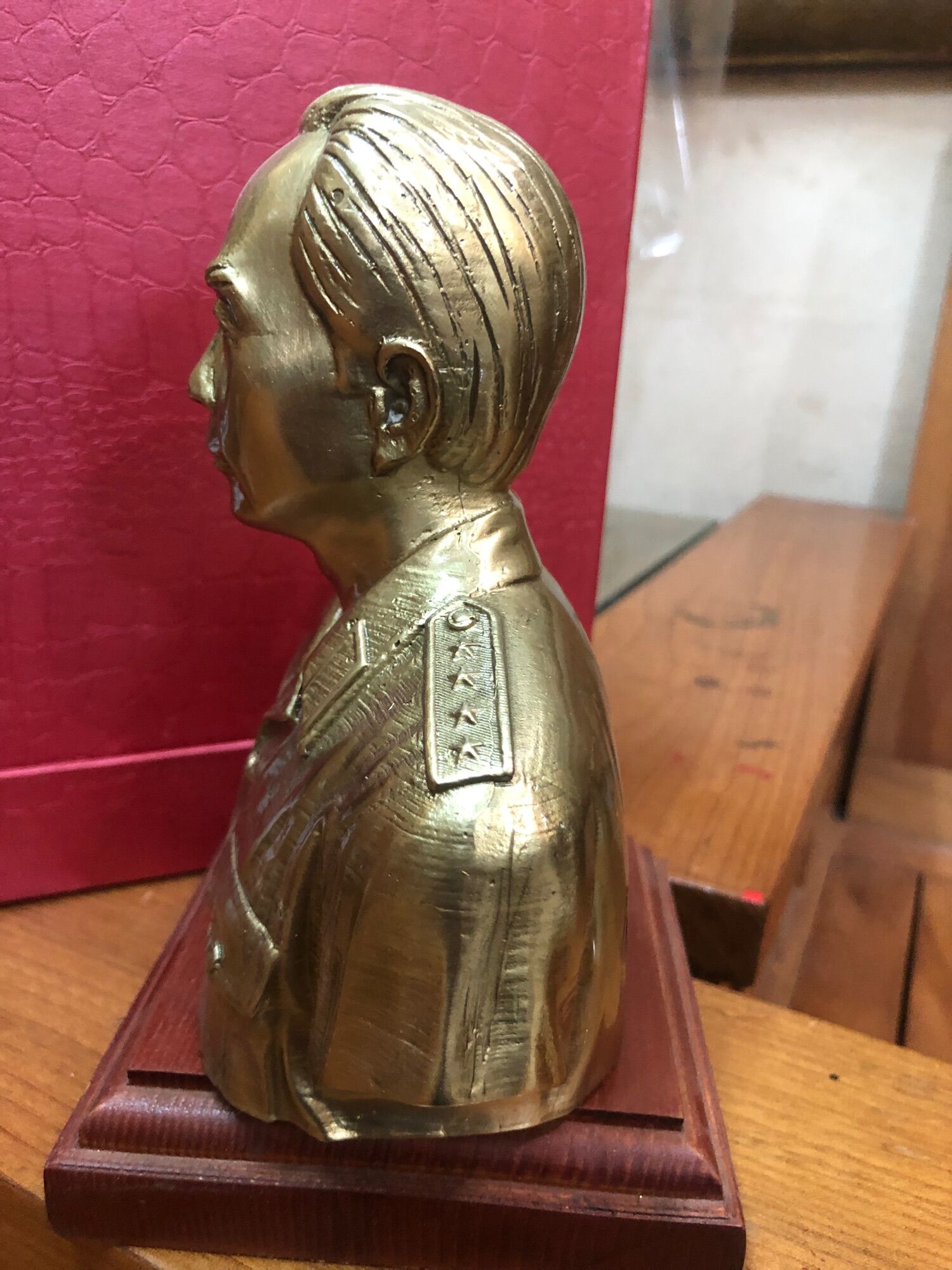 Tượng Bác Giáp bằng đồng cao 14 cm