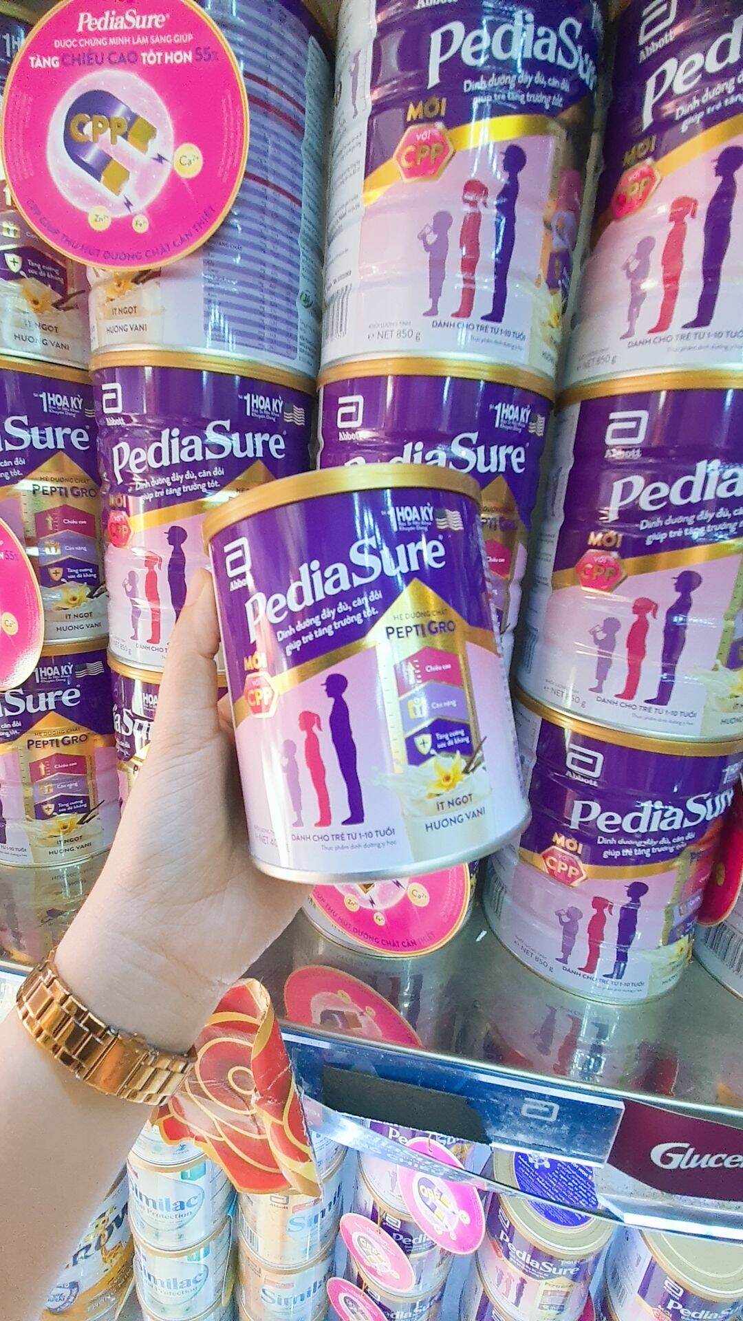 Sữa bột pediasure 400g và 850g cho bé 1 đến 10 tuổi