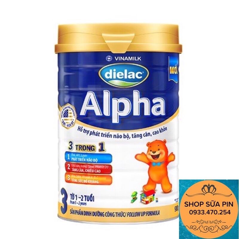 Sữa bột dielac alpha số 3 900g