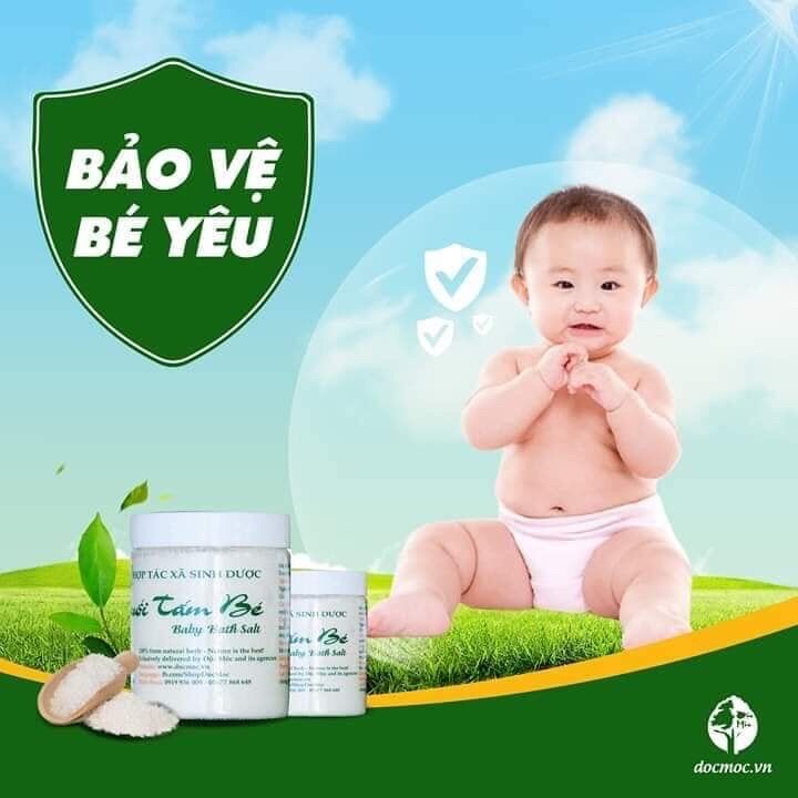 Muối tắm bé Sinh Dược - Độc Mộc