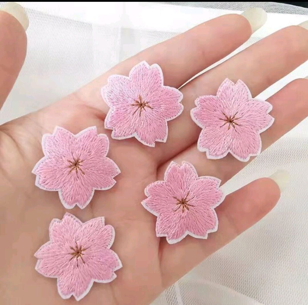 Sticker Thêu Ủi Hình Hoa Siêu Dễ Thương MS76425