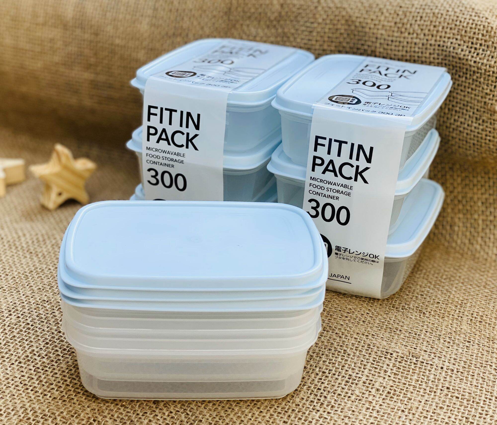 (300ml hộp) Set 3 hộp nhựa dùng đựng thực phẩm, ăn dặm cho bé - Made in Japan - Sanada - KBN 21623 thumbnail