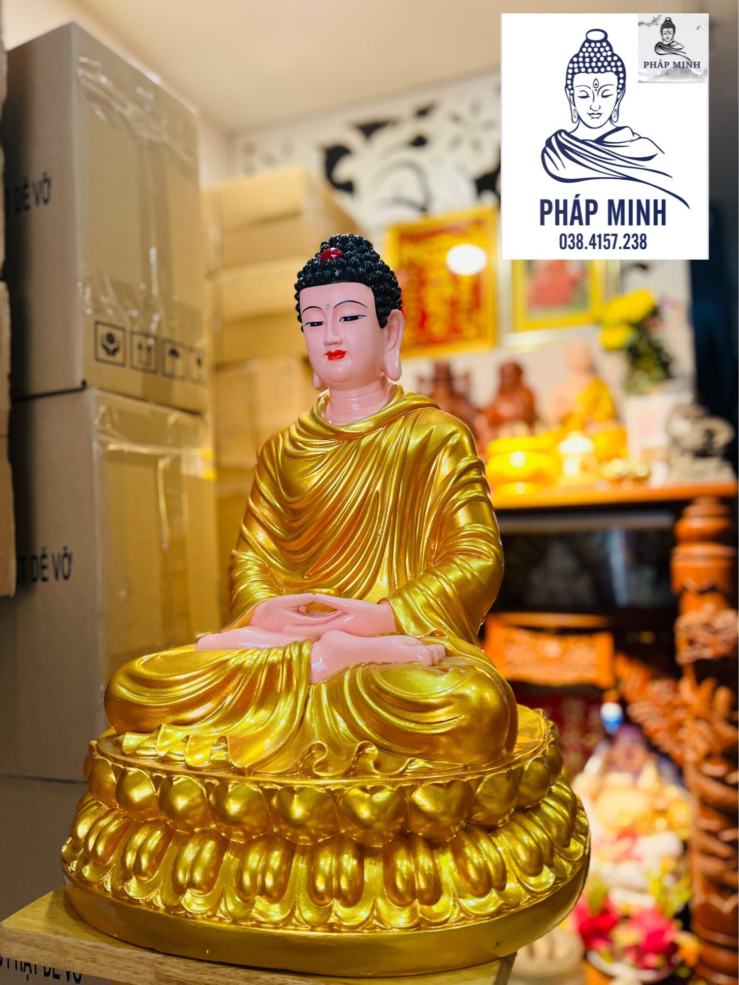Tôn Tượng Bổn Sư Cao 50cm