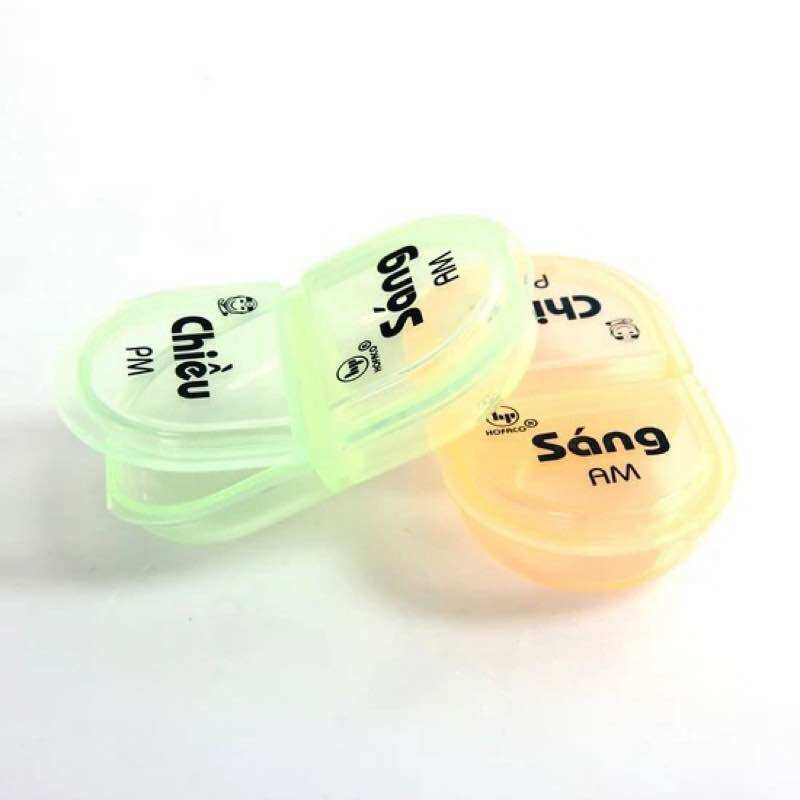🌈 HỘP ĐỰNG THUỐC HOFACO (2 ngăn) 💊💊