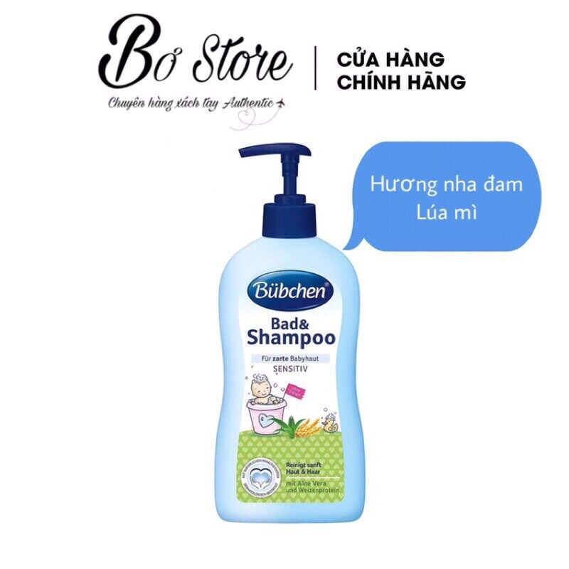 [NỘI ĐỊA ĐỨC] Sữa tắm gội Bubchen cho bé sơ sinh và trẻ nhỏ, 400ml