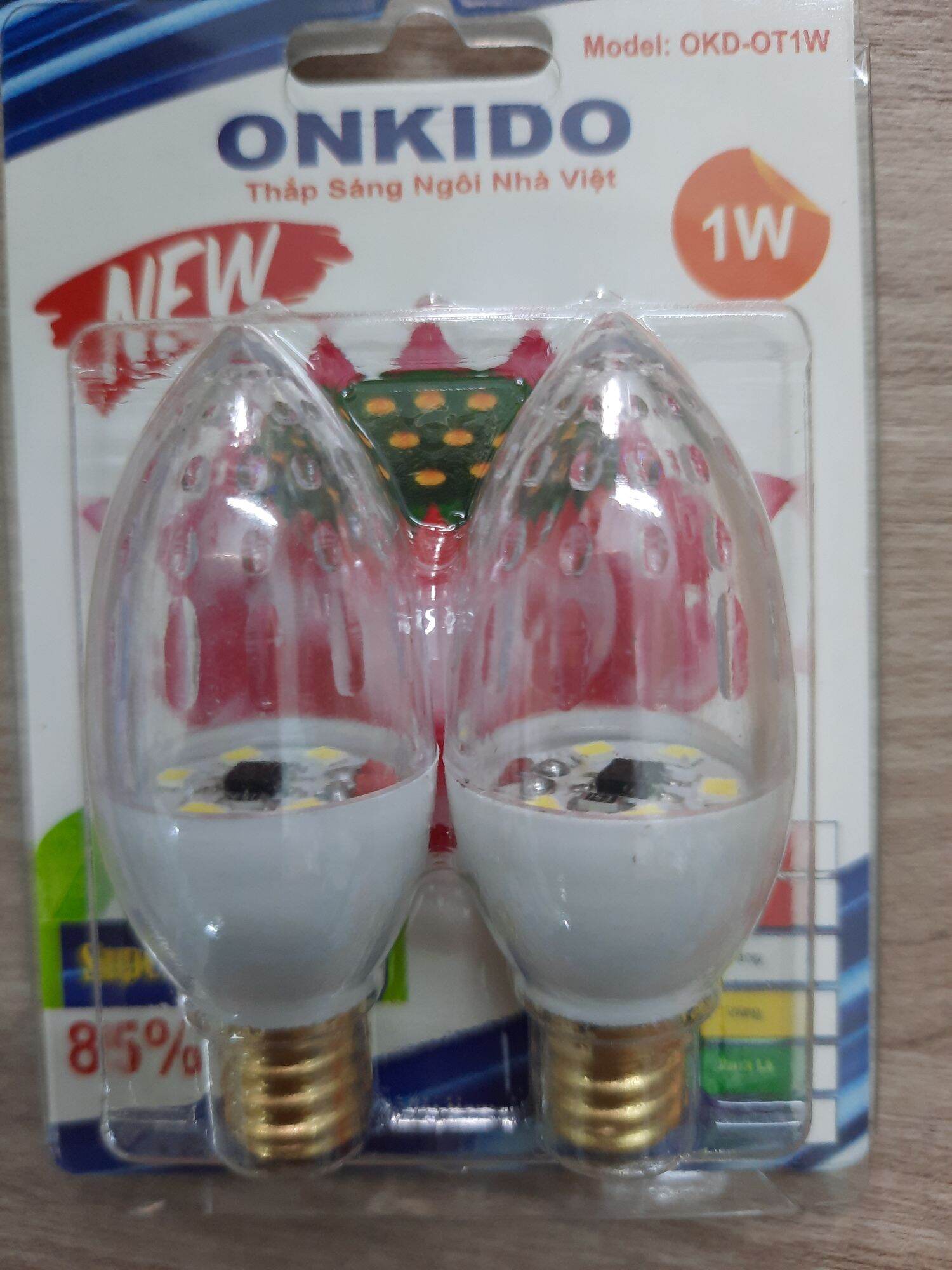 Đèn led trái ớt vĩ 2 bóng
