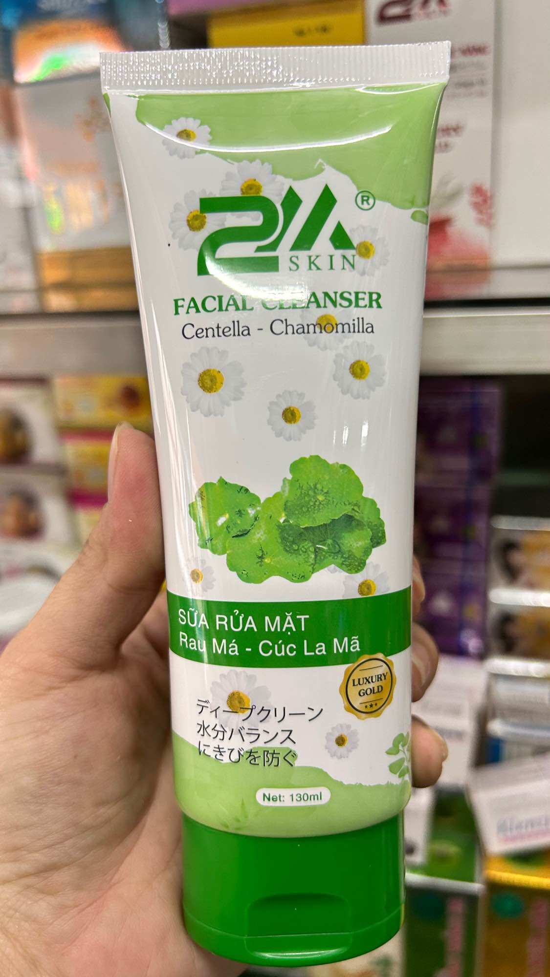 Sửa rửa mặt rau má - cúc la mã