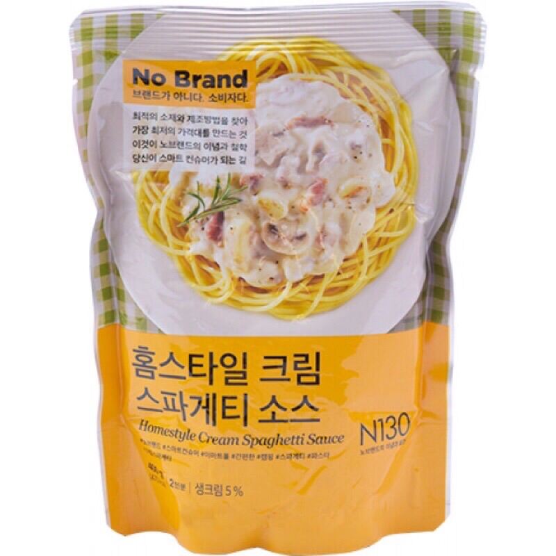 Sốt Kem Spaghetti Kiểu Gia Đình No Brand Gói 400G