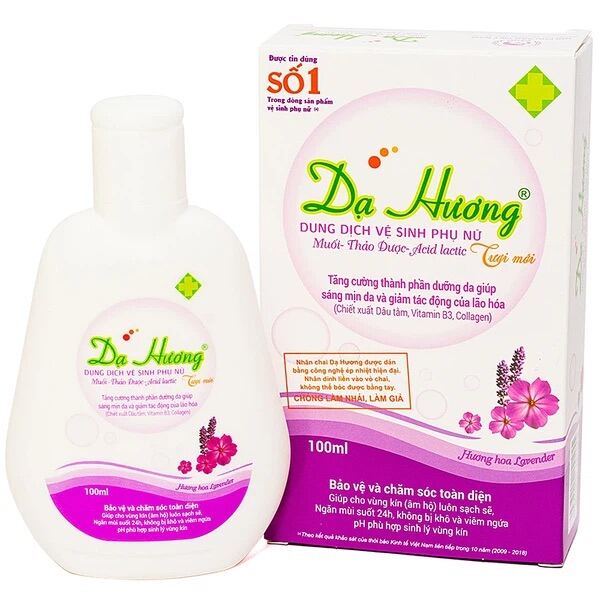 Dung dịch vệ sinh phụ nữ Dạ Hương Lavender 100Ml