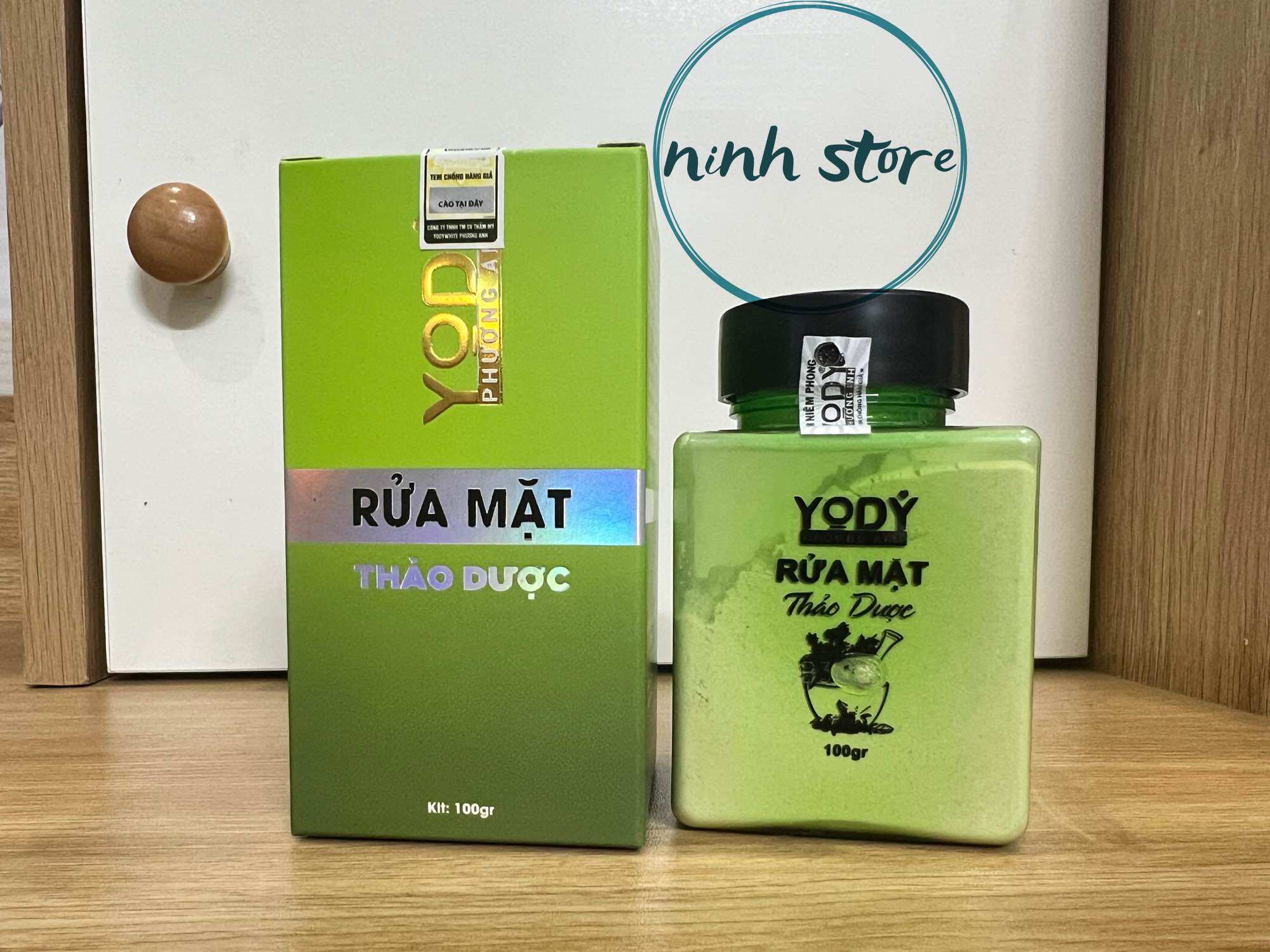 [MIỄN SHIP ] Bột rửa mặt thảo dược Yody White Phương Anh