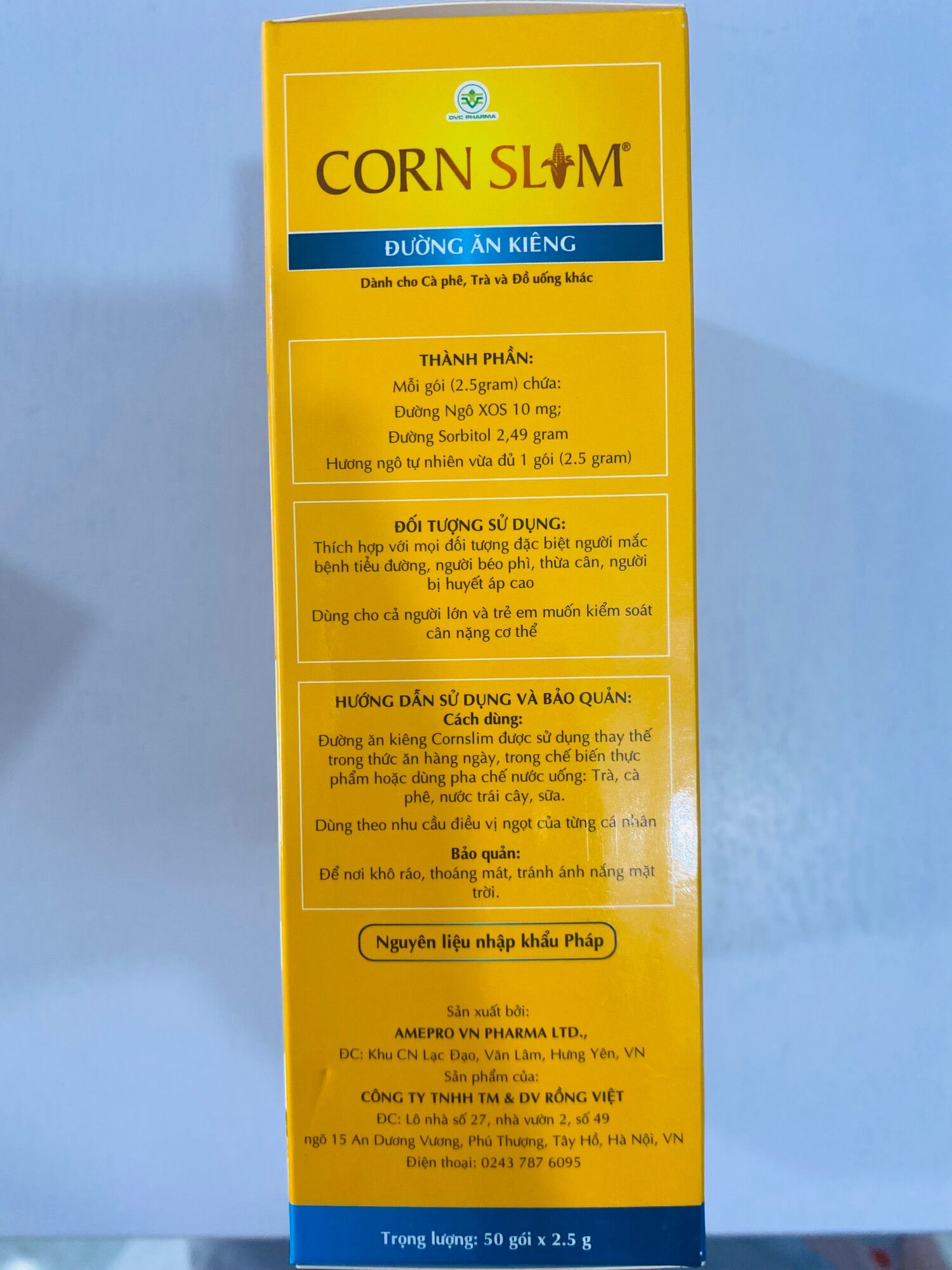 [CHÍNH HÃNG] ĐƯỜNG BẮP ĂN KIÊNG CORN SLIM