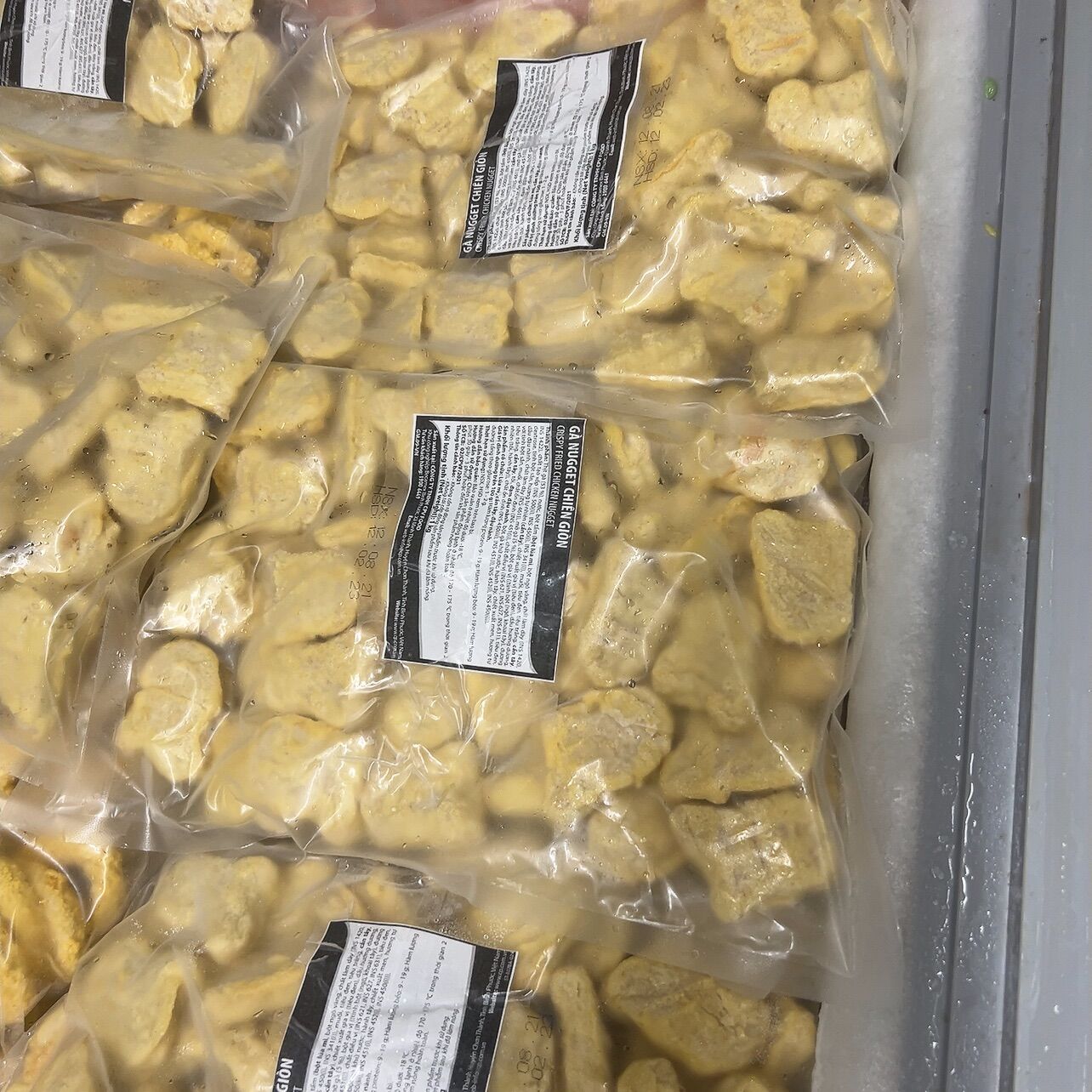 Gà nugget miếng chiên giòn bịch 1kg
