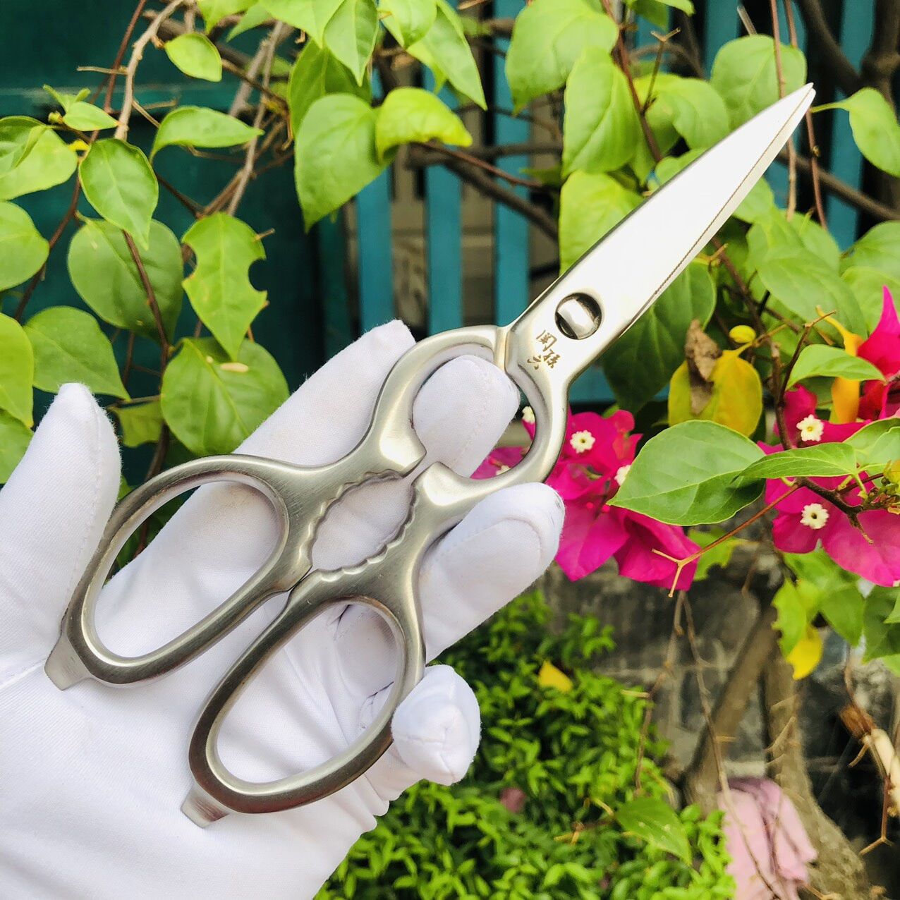 Kéo bếp đa năng Nhật Kai. Tháo lắp lưỡi dễ đang, tiện lợi siêu sắc bén bền Bỉ.