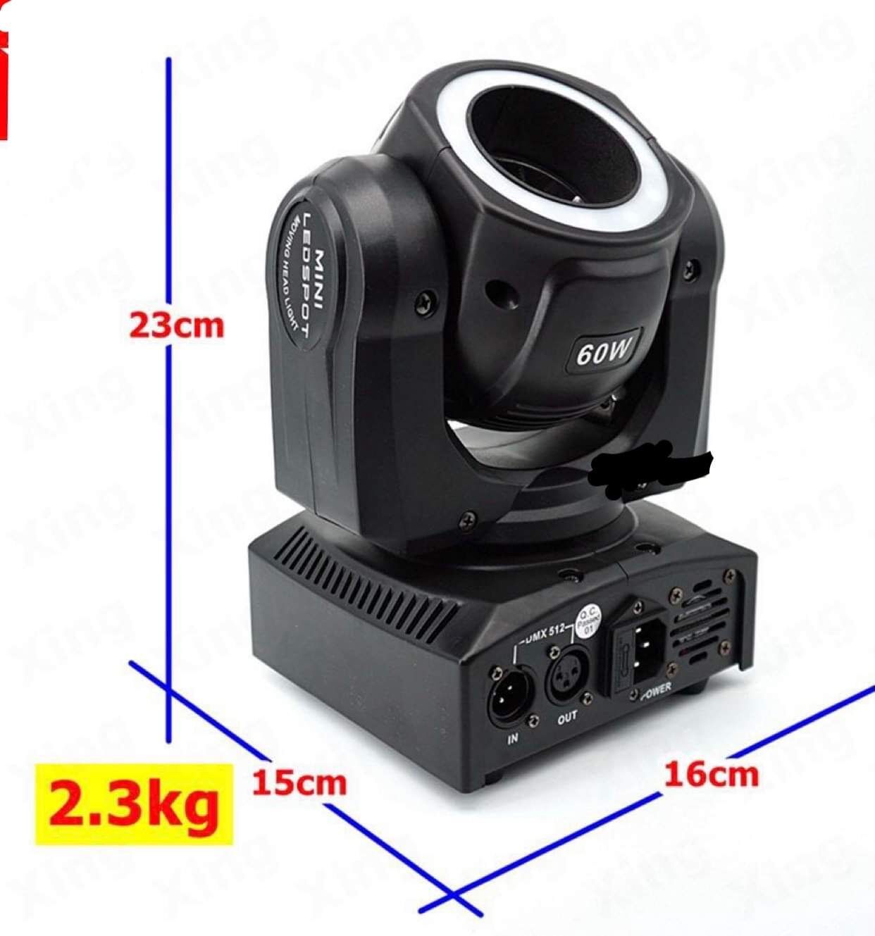 Đèn moving 60w viền led
