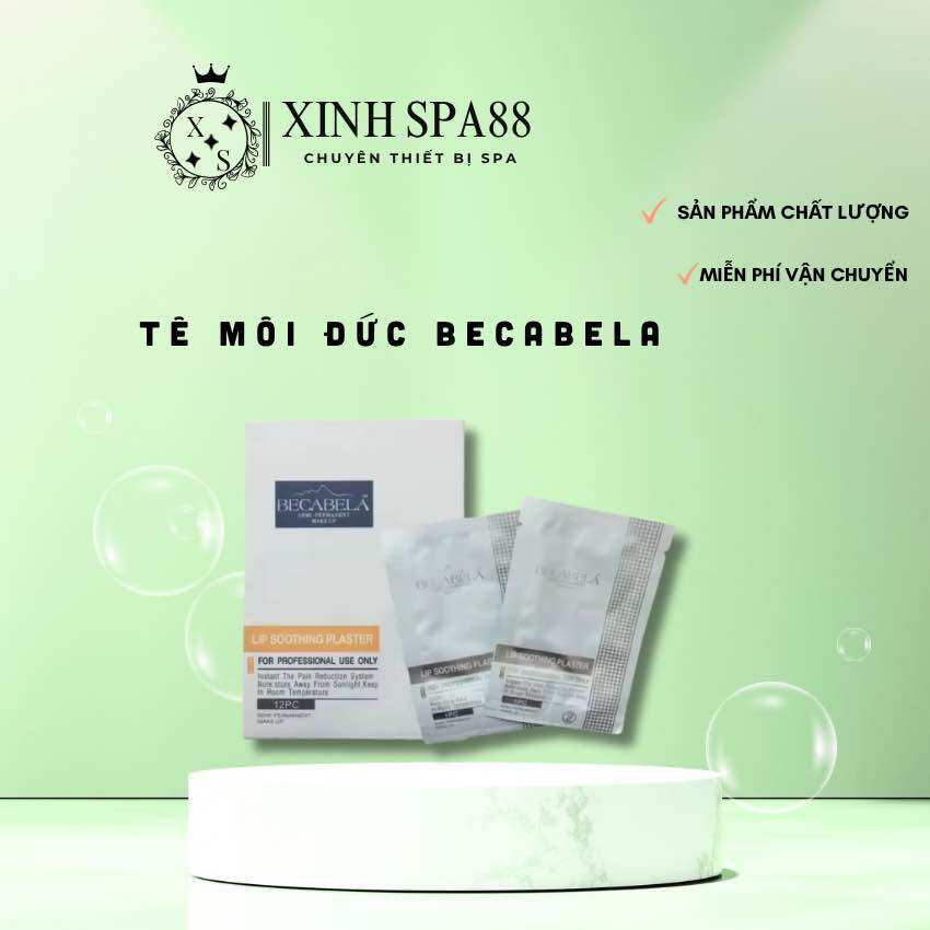 Miếng dán tê môi _ tê becabela trong phun xăm - spa88