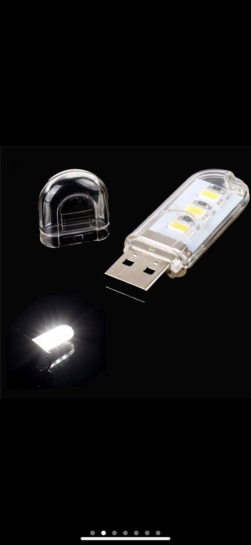 Đèn usb Mini 3 bóng led tiện dụng