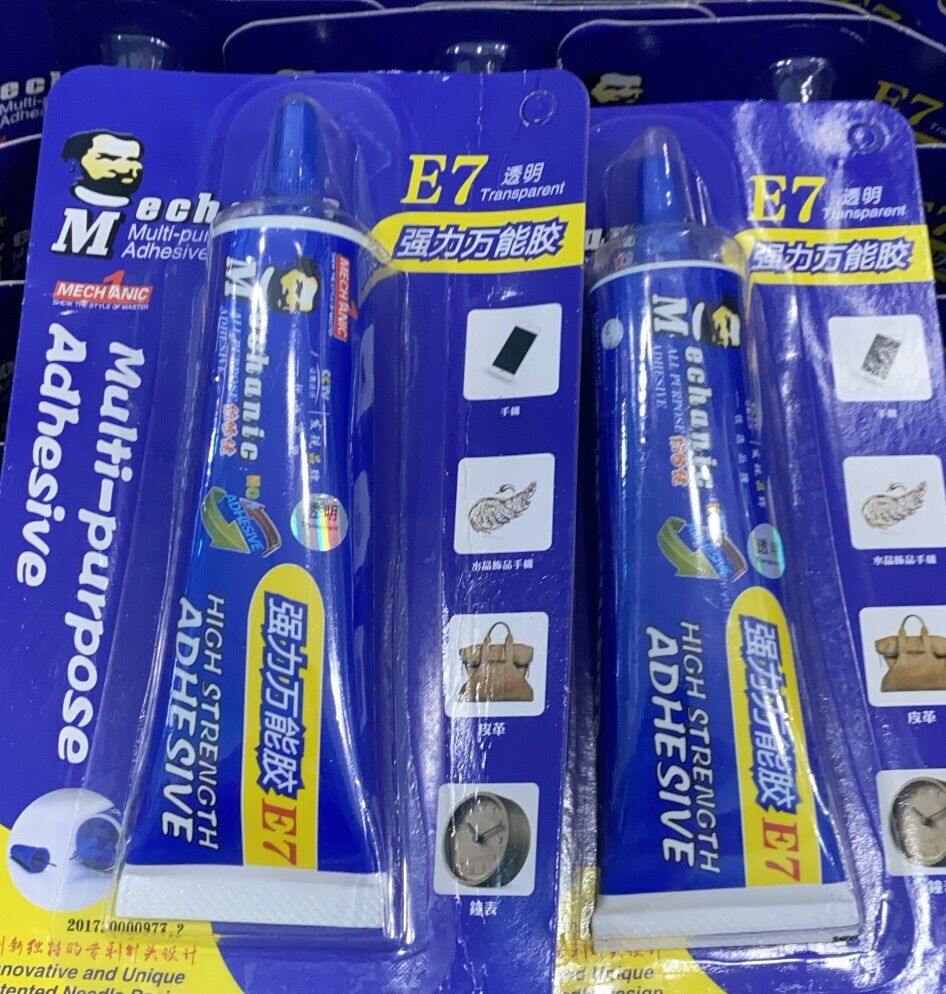 Keo đa năng E7 của hãng Mechanic ( dính chặt,nhanh khô, chống nước )