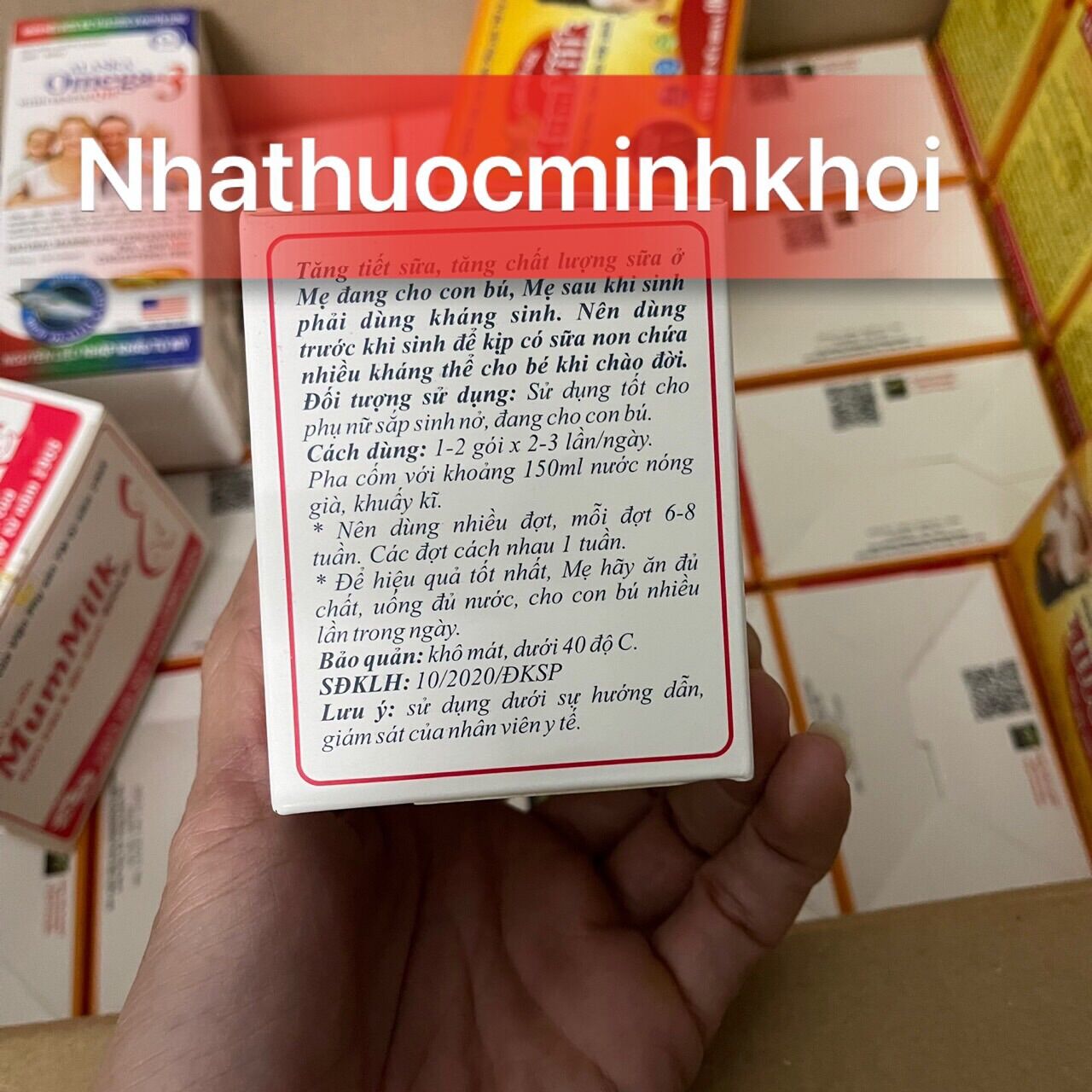 CỐM LỢI SỮA MUMMILK CHO PHỤ NỮ SAU SINH (20 gói)date 2027