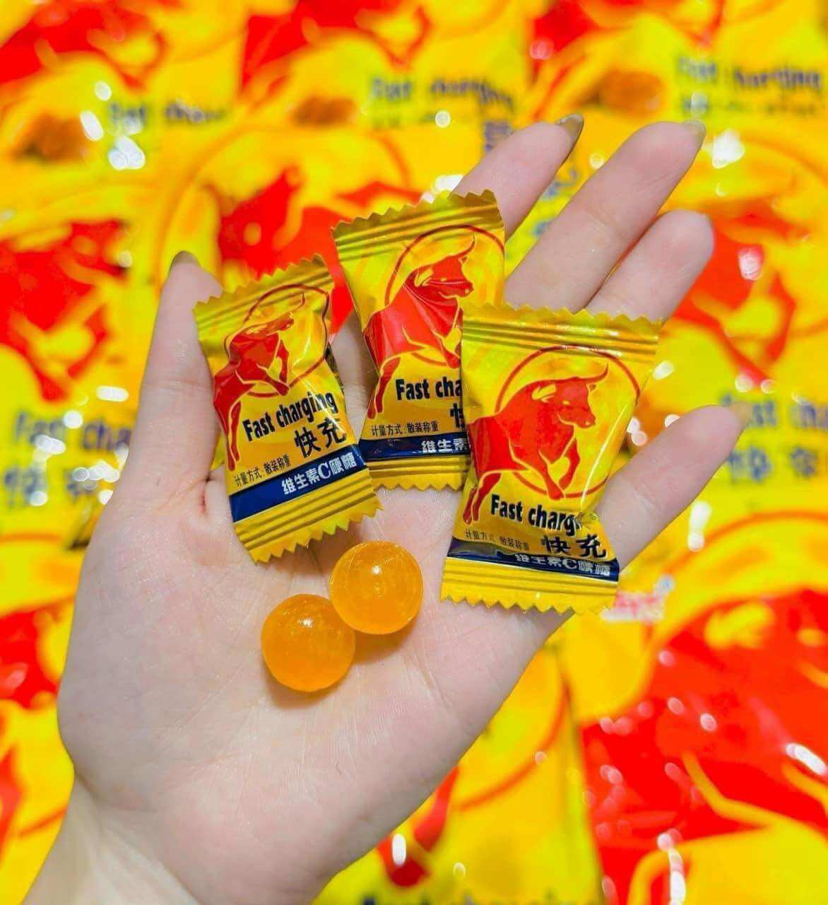 Kẹo ngậm vị bò húc gói 320gr