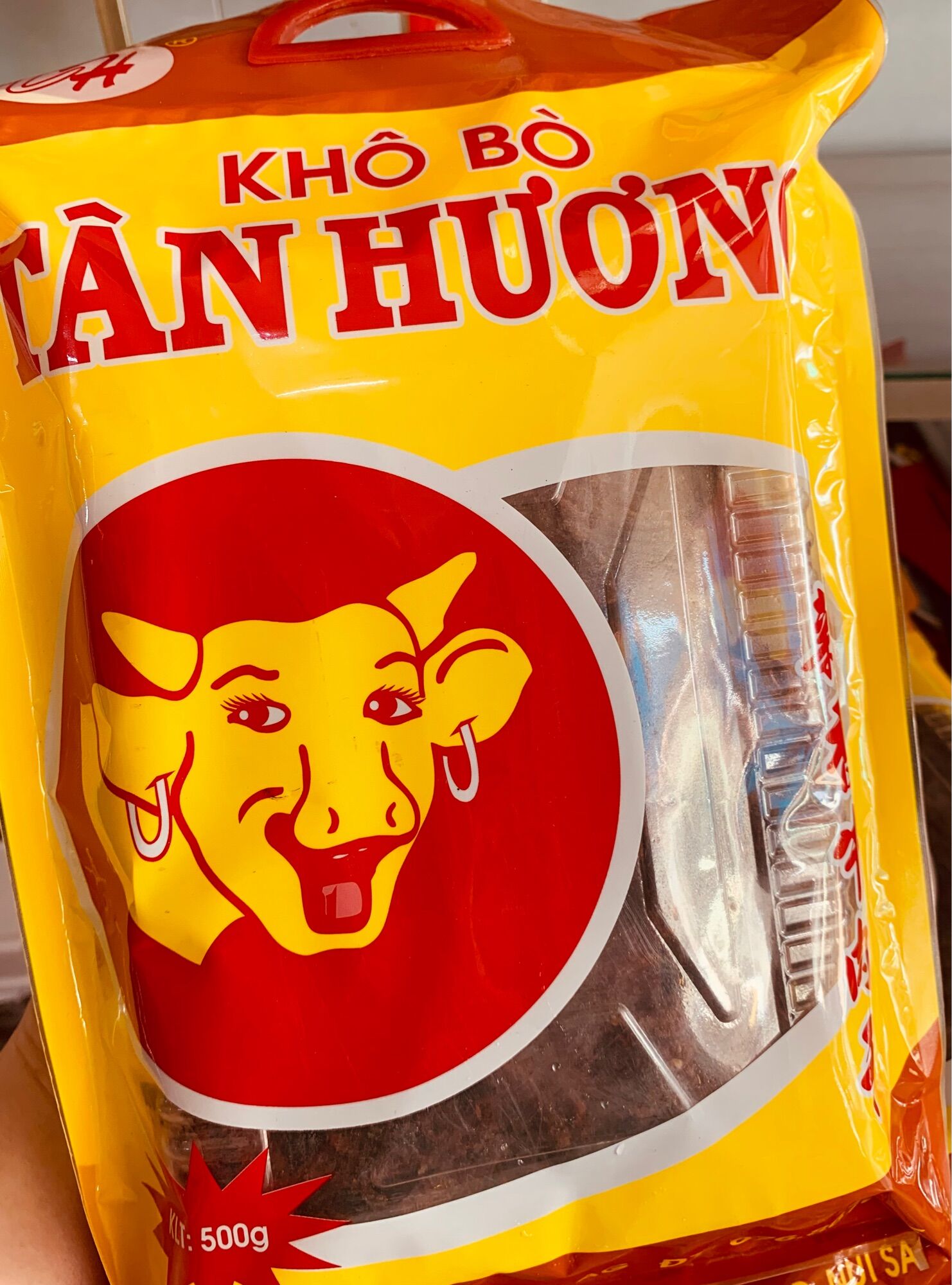 Khô bò Tân Hương Châu Đốc 1 bịch 500gr