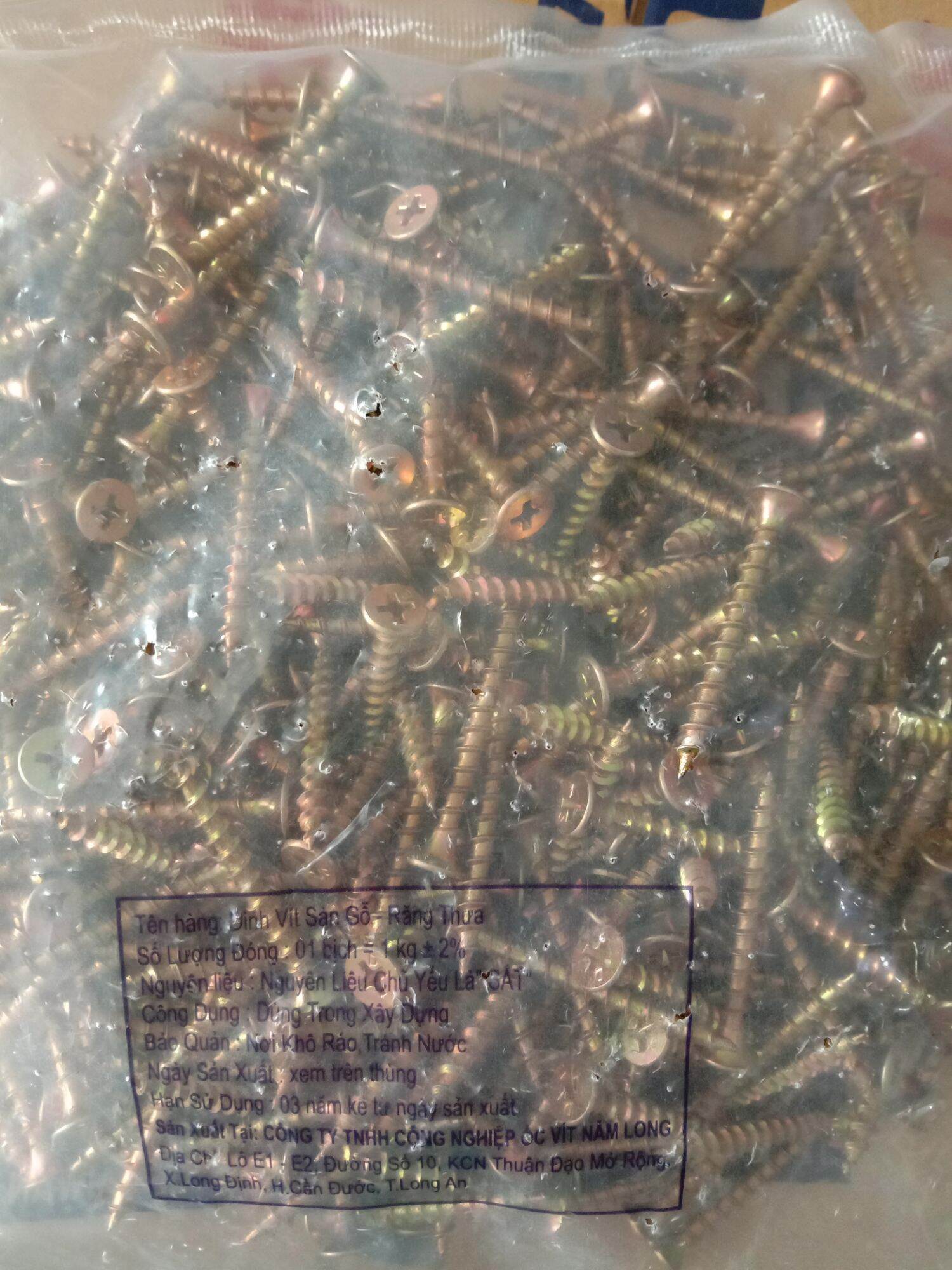 1kg vít gỗ vàng răng thưa(đủ cỡ)