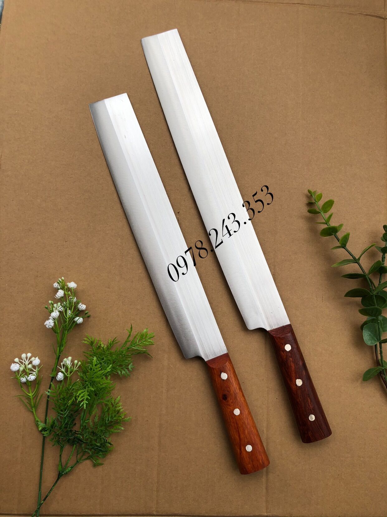 Dao thái thịt bổ dưa 35cm hoa quả