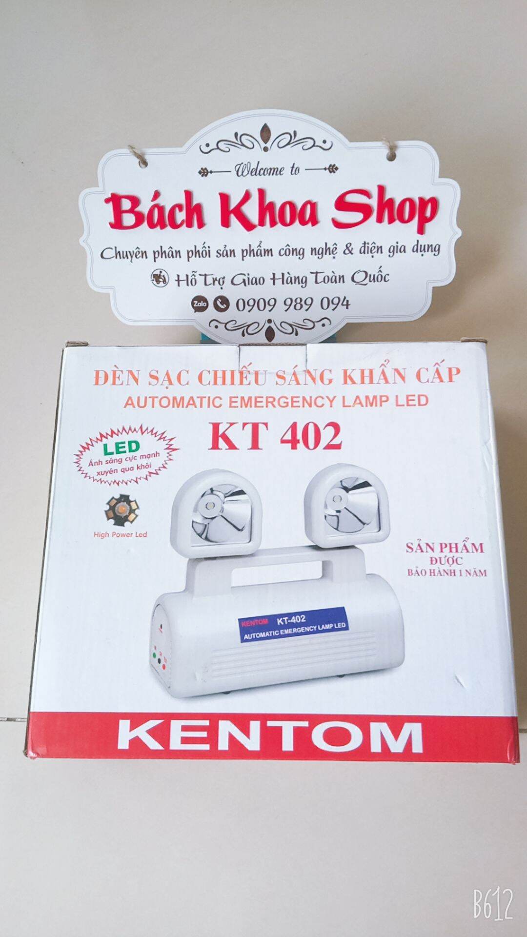 Đèn chiếu khẩn cấp kentom kt 402