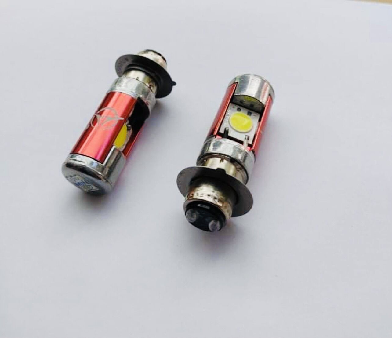 Đèn led cho xe đời cũ sử dụng 2 bóng wave, jupiter, future - bộ 2 bóng
