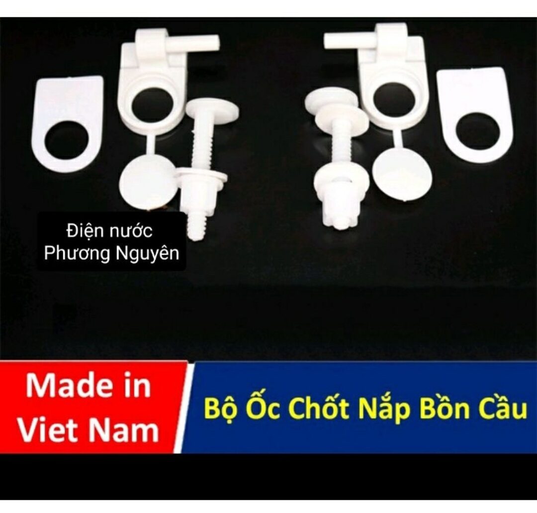 Ốc chốt nắp bồn cầu nhựa dùng cho các loại bồn cầu thông thường