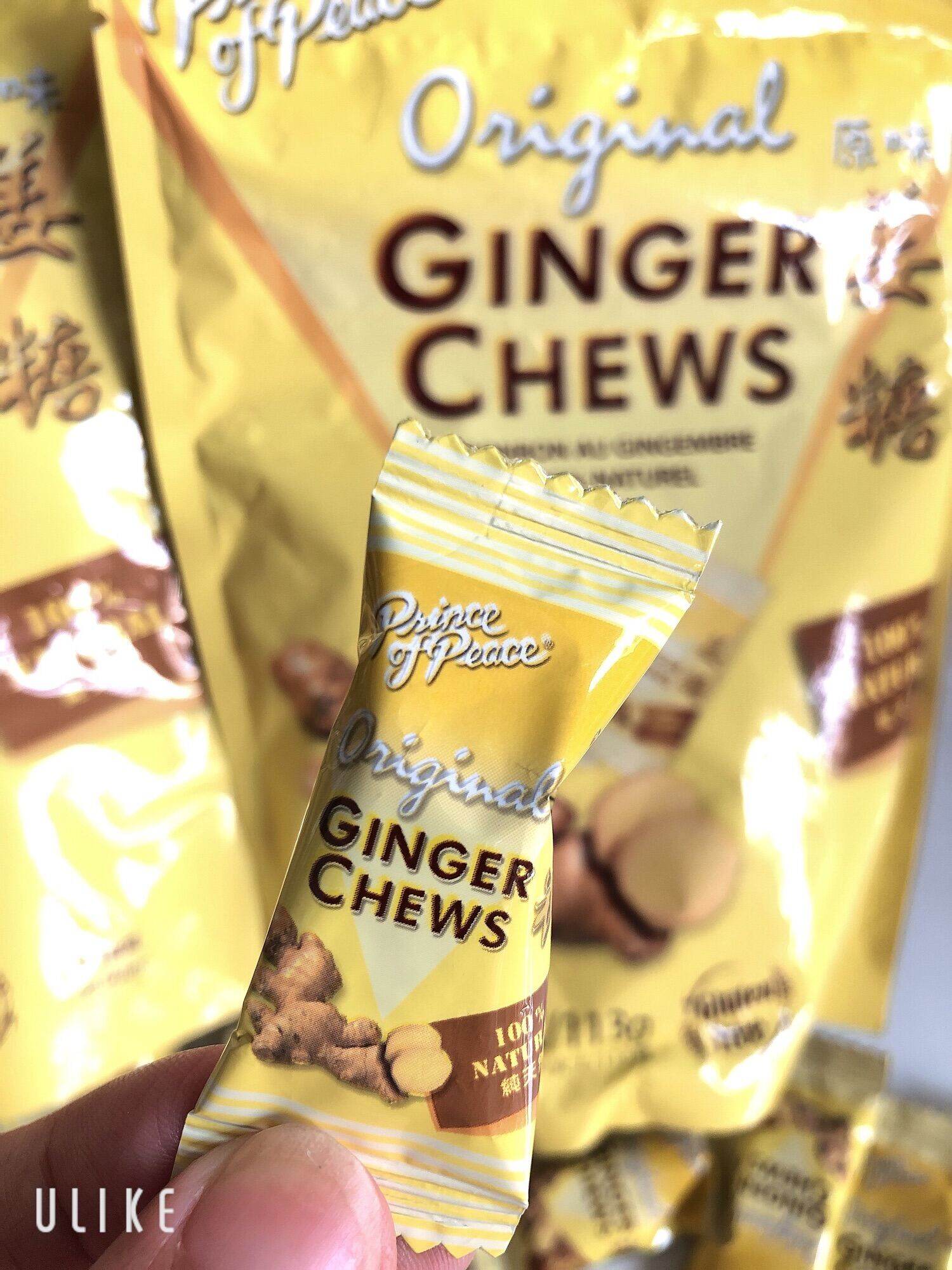 Kẹo gừng dẻo Original Ginger Chews 113g - Hàng Mỹ