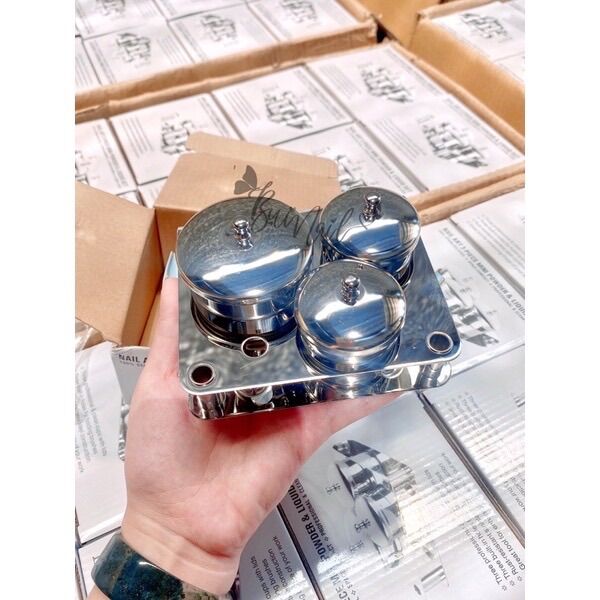Bộ ba khay inox