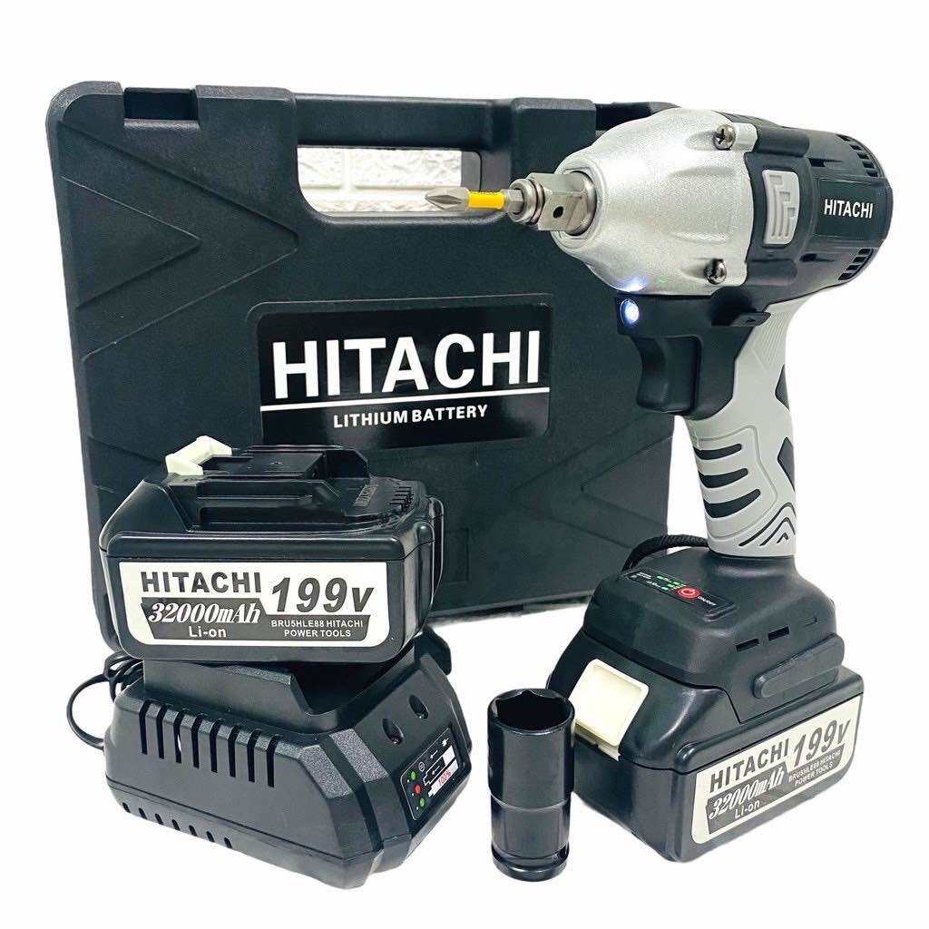 Máy siết bu lông không chổi than HITACHI 288v - HTC 88v