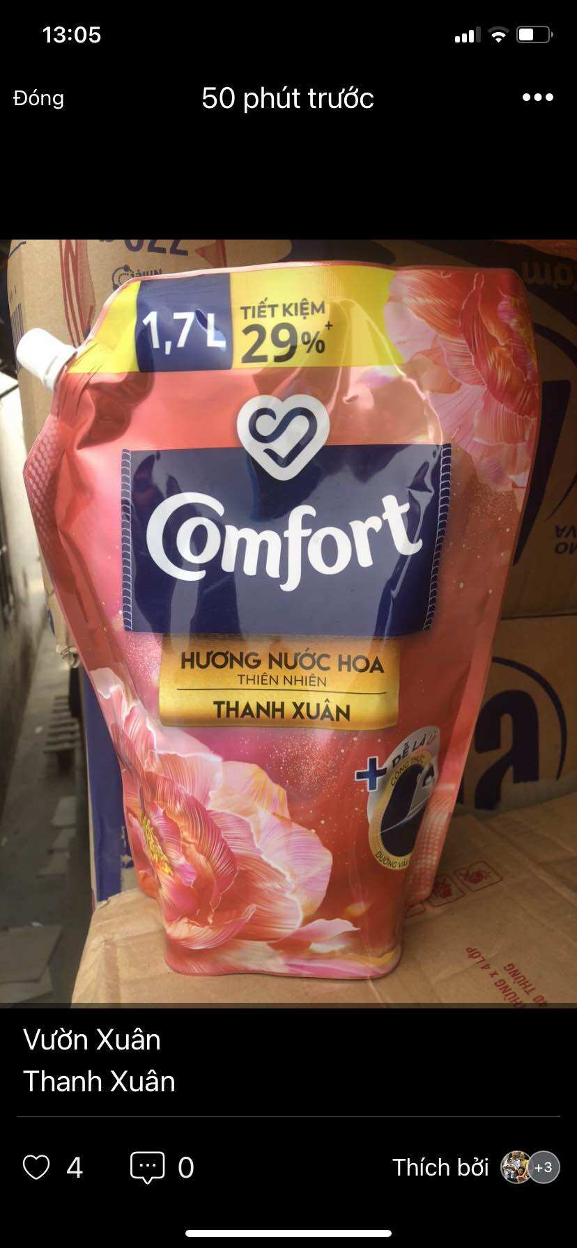 Comfort tui 1.8l đủ màu