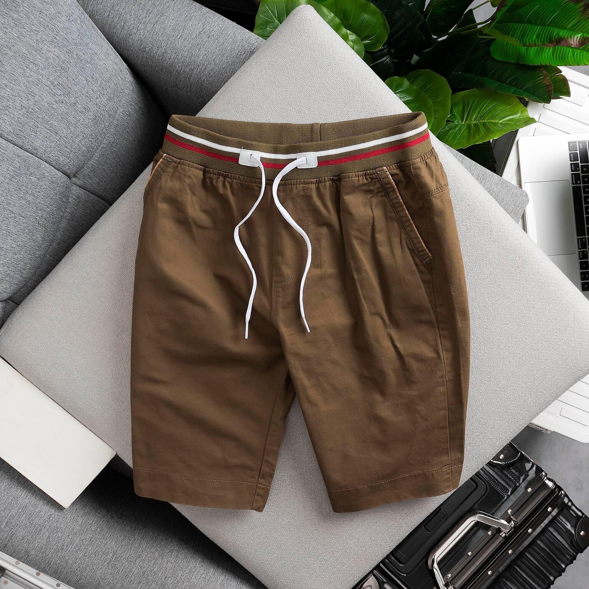[HCM]Quần Sọt Kaki Nam Lưng Thun LD14.