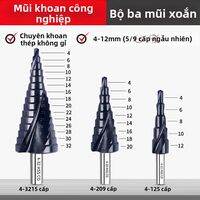 SONGQI | Mũi Khoan Hình Kim Tự Tháp Cobalt Cứng Cao Thép Không Gỉ 304