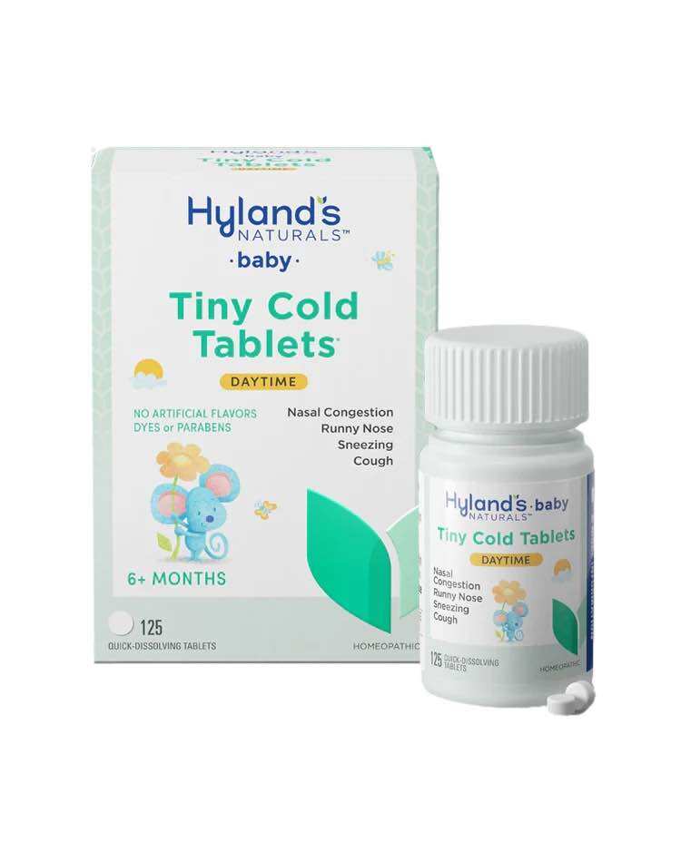 VIÊN NGẬM SỔ MŨI HYLAND'S TINY COLD TABLET (MẪU MỚI) - 125 VIÊN