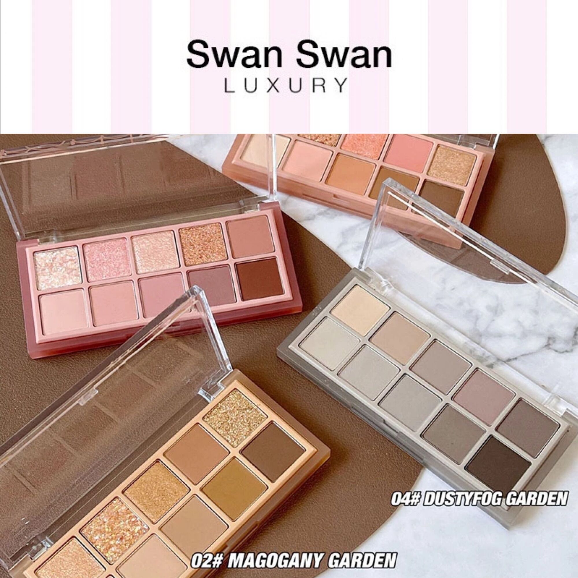 Phấn Mắt Dikalu Tone Sáng Nude 10 Ô