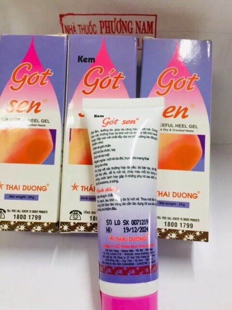 Gót sen-kem chống khô,nứt nẻ chân